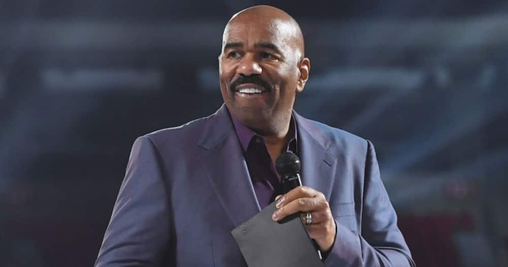 Steve Harvey shared his reactions to Wil Smith's slap during the Oscars. Photo: Getty Images.
