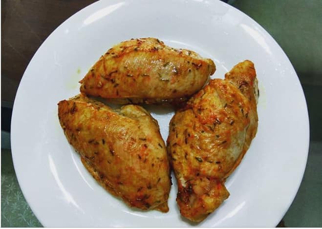 Baked chicken