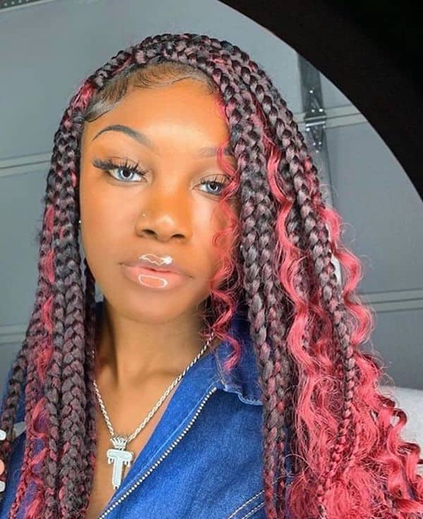 20 bohemian box braids styles for long, medium, and short hair 