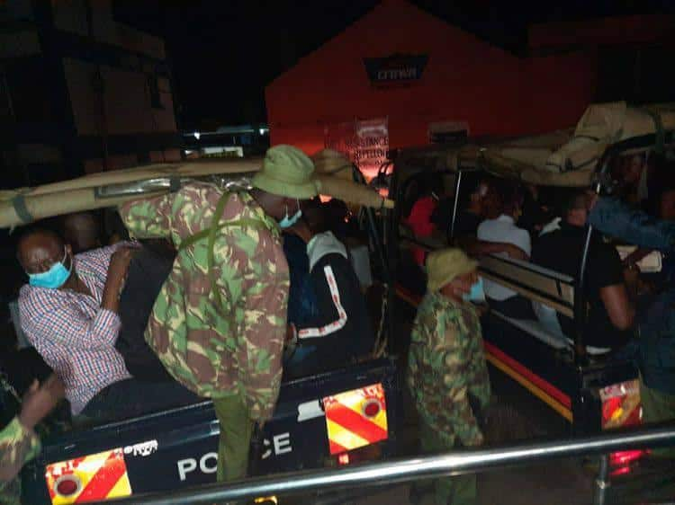 Kisumu: 5 KDF officers Arrested While Partying Past Curfew Hours