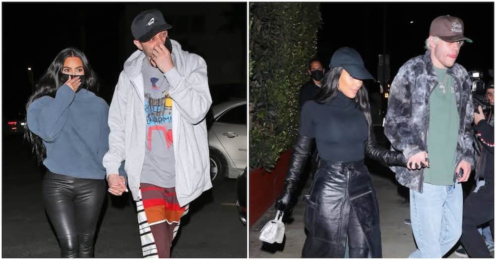 Kim Kardashian Denies Photoshopping Lover Pete Davidson's Jawline to Appear 'snatched' in Photo.
