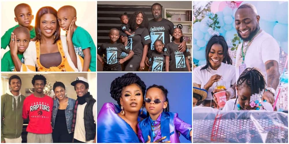 Children’s Day: 15 Nigerian Celebrities and What Their Kids Look Like in Recent Times