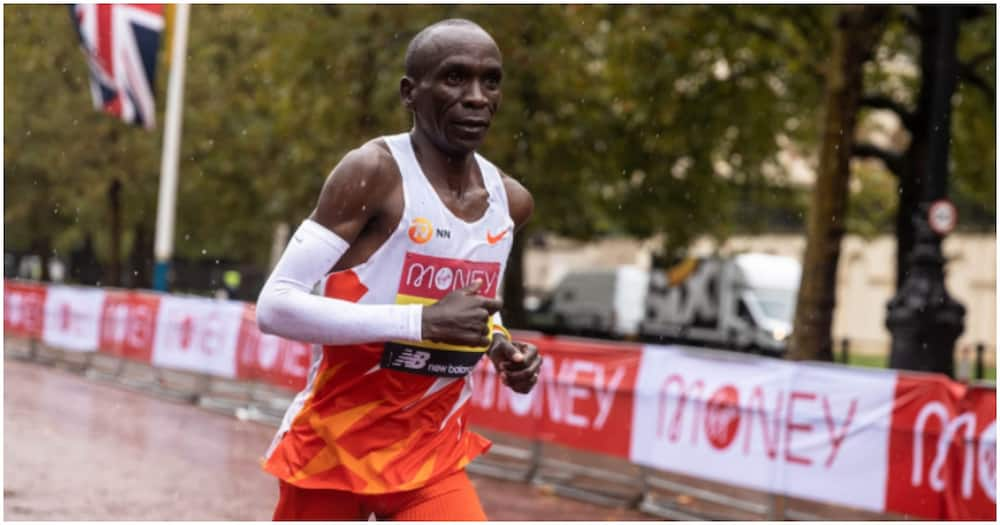 Eliud Kipchoge ashindwa kurudi nyumbani baada ya kupokonywa taji London Marathon