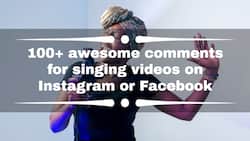 100+ awesome comments for singing videos on Instagram or Facebook
