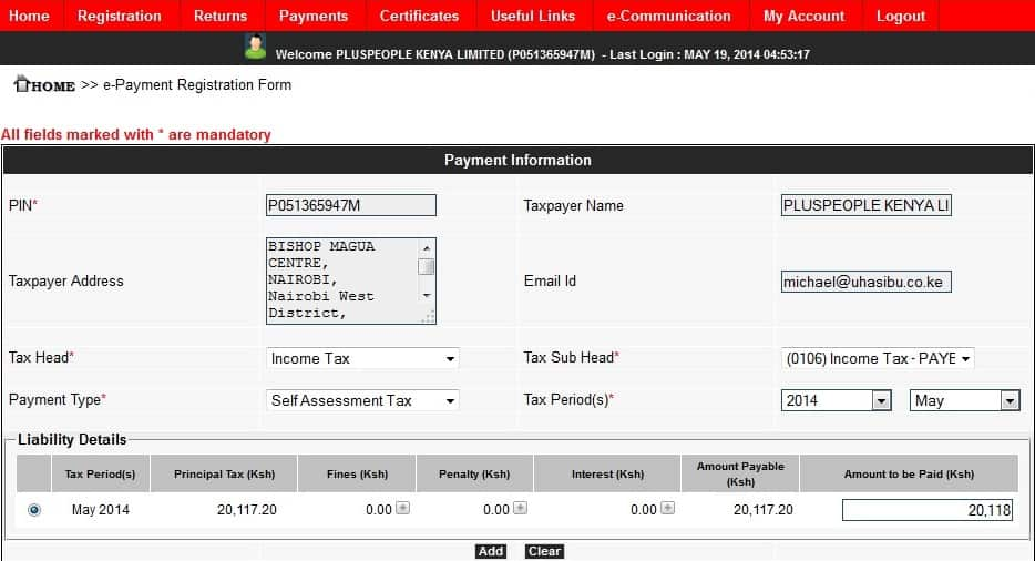 Kra Itax Portal How To Register For A Pin And File Tax Returns Tuko