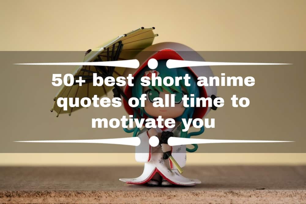 best short anime quotes