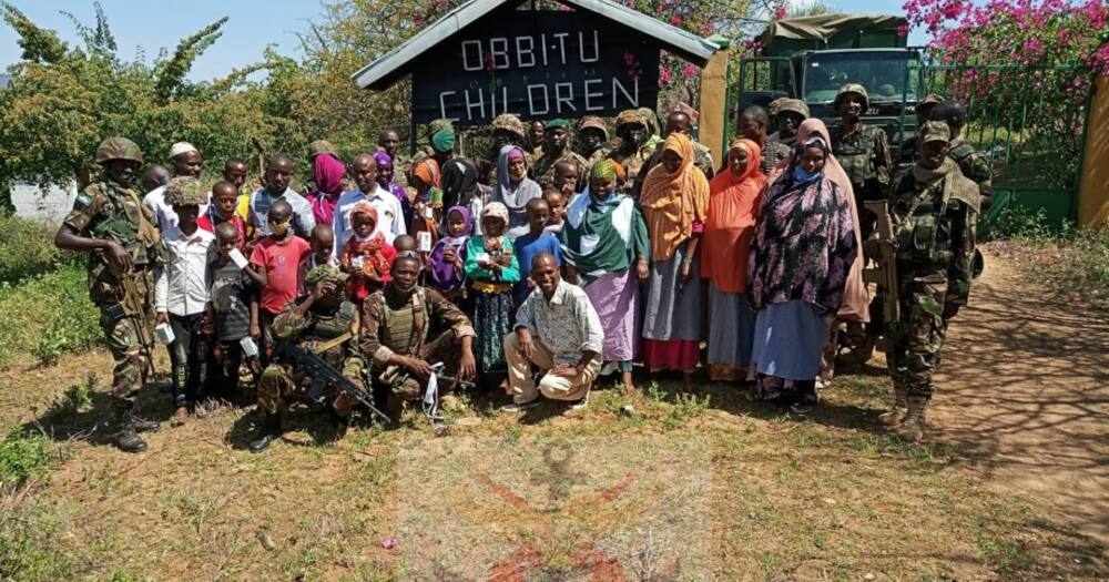 KDF soldiers deployed in North Eastern on Christmas eve celebrate day in children's home