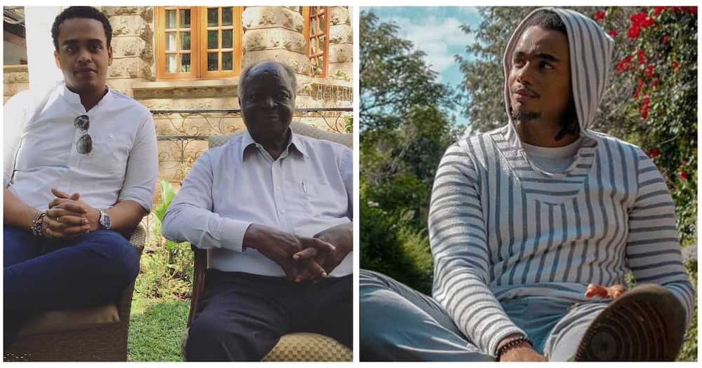 Mwai Kibaki Junior and Sean Andrew.