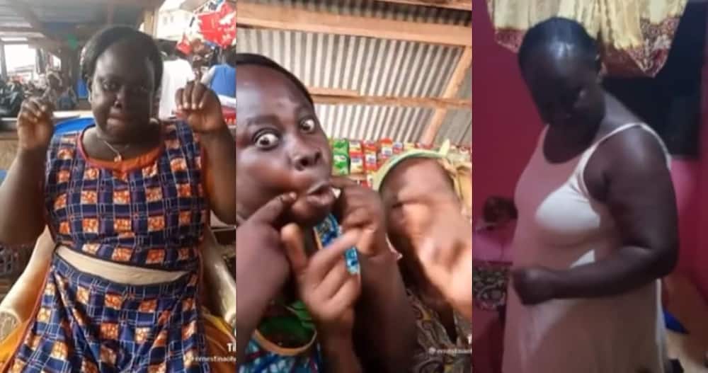 Meet the Ghanaian market woman who is taking over TikTok with rib-cracking videos.