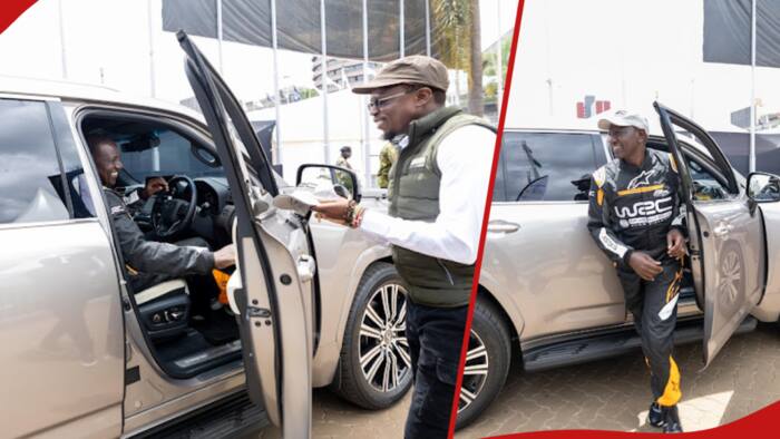 William Ruto Drives Himself from State House to KICC to Flag Off 2024 WRC Safari Rally Kenya