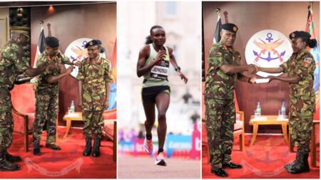 KDF Promotes Joyciline Jepkosgei to Sergeant After Winning Silver at London Marathon