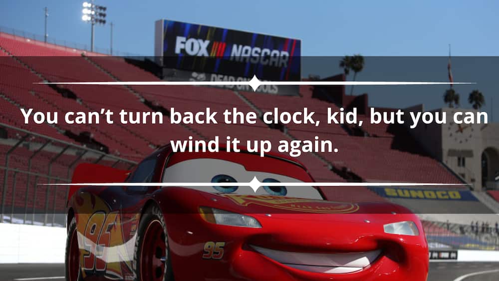 What was Lightning McQueen's famous line?