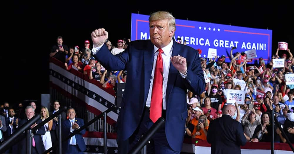 Incumbent US President Donald Trump in a past event. Photo: NBC