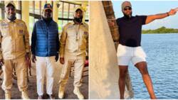 Mombasa Governor Joho Thrills Supporters with Tiny Shorts Aboard Dhow on Sea: "Sultan"