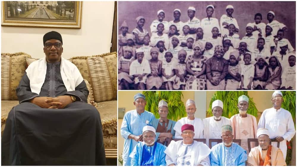Nigerian Man Reunites with Primary Schoolmates of 60 Years ago, Shares Throwback and Present Photos