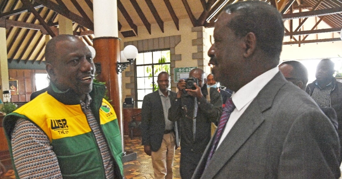 William Ruto, Raila Odinga Come To Consensus Following Night-Long Talks ...