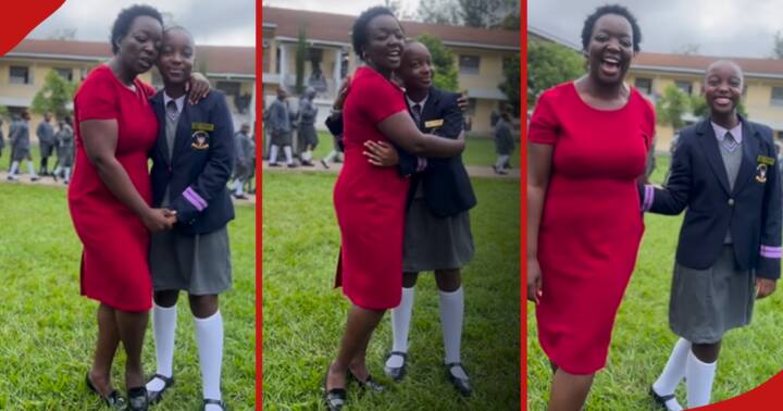 Jeridah Andayi Warmly Hugs Daughter Norah, Congratulates Her after KCPE ...