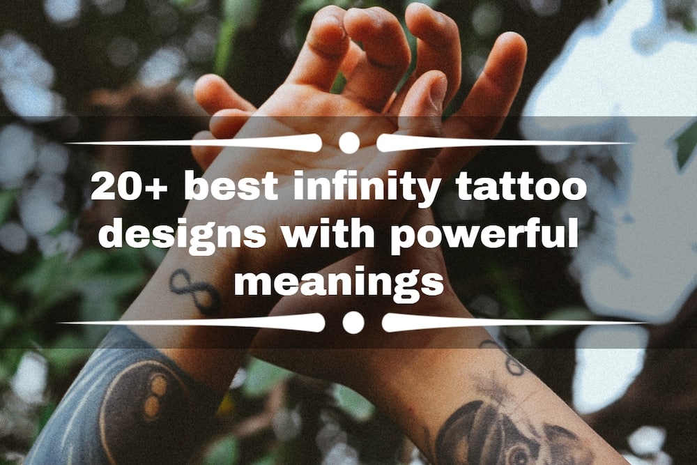 infinity tattoo finger