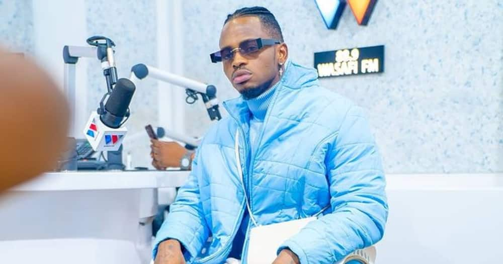 Diamond Platnumz jets into Nairobi aboard swanky private jet