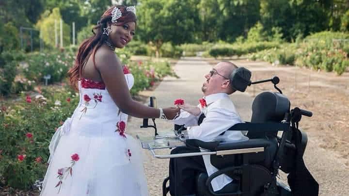 Kenyan woman reveals how she met and married her disabled Australian husband