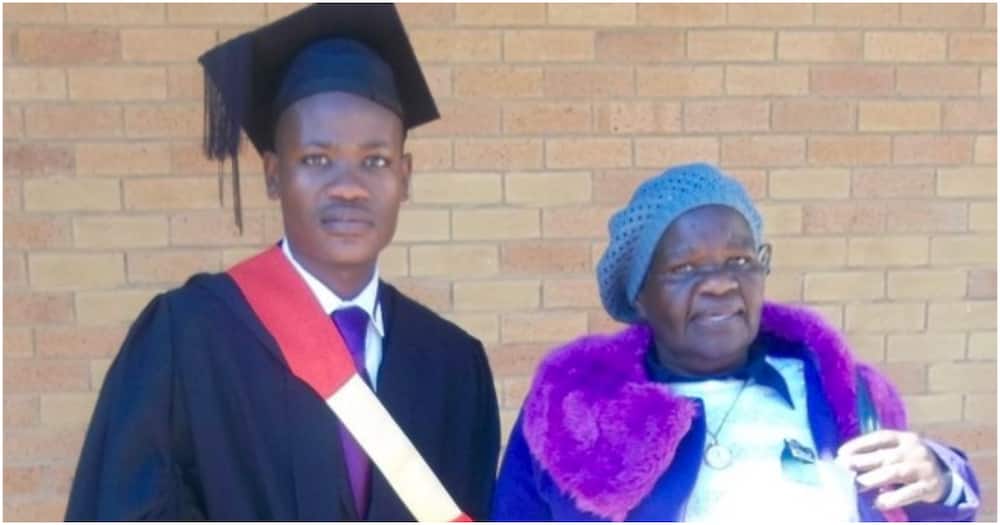 Talented actor celebrates grandmother for raising, supporting him as he graduates