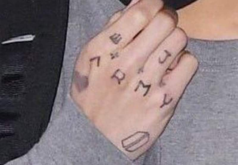 Jungkooks hand tattoos show his love for BTS members Know their hidden  meaning