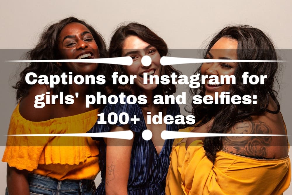 Captions for Instagram for girls'