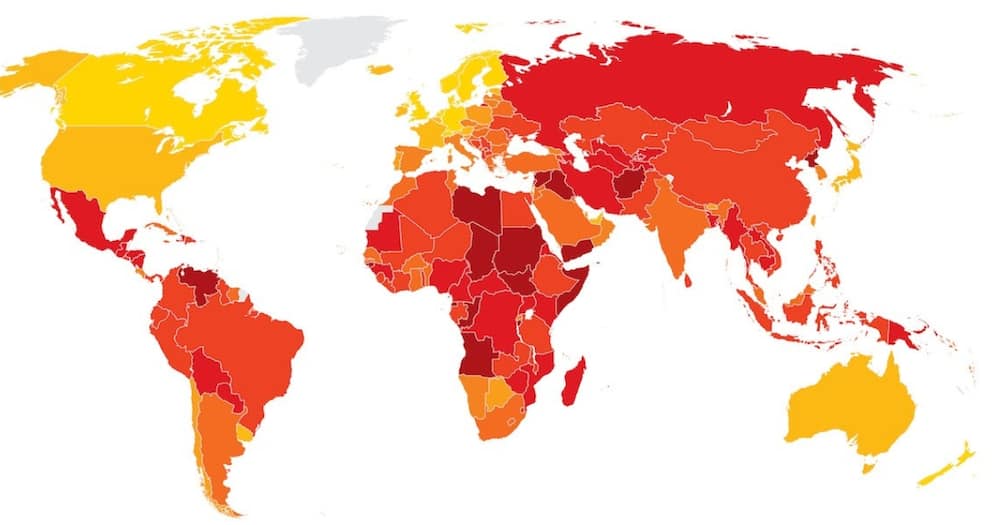 Kenya ranked 14th most corrupt country globally in corruption perceptions index 2018