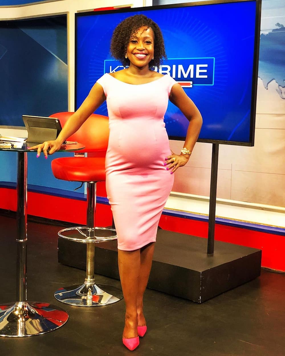 News anchor Sharon Momanyi announces she's pregnant with their first child