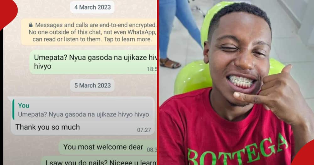 Woman leaks chats between her and Brian Chira after his death.