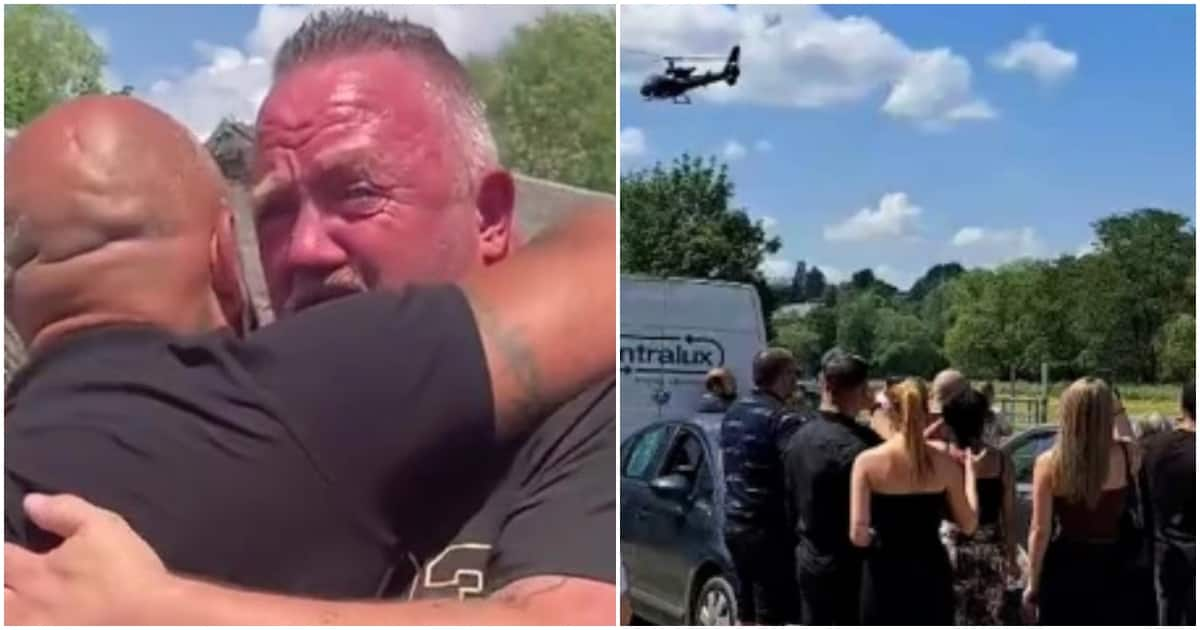 Belgische man doet alsof hij dood is, arriveert per helikopter op begraafplaats om families een lesje te leren