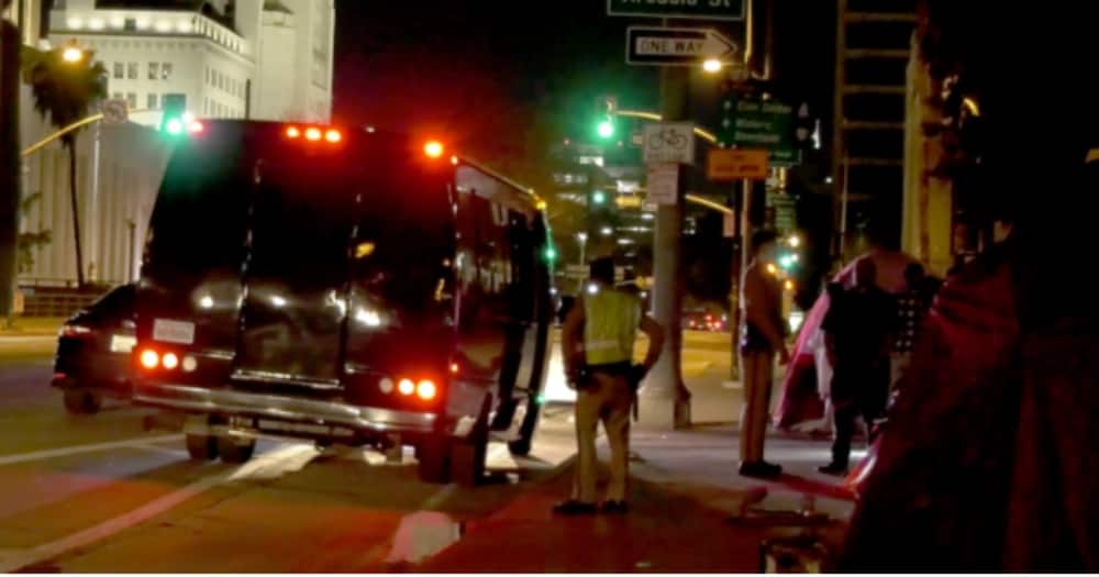 Mother of five dies after falling from party bus.
