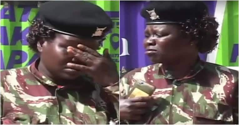 Kenyans rally behind frustrated Kakamega police officer, ask Mutyambai not to victimise her