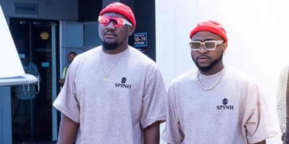 Leave us to enjoy our fathers’ money: Davido defends cousin against troll