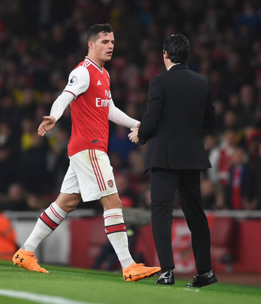 Granit Xhaka apologises to Arsenal fans after verbal insult during Crystal Palace tie