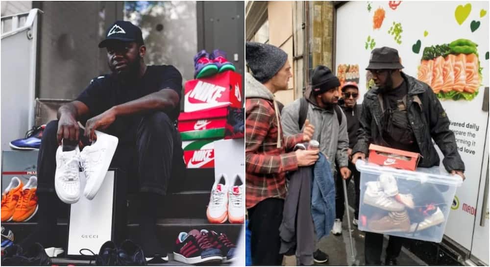 London Muslim man gives 170 pairs of designer trainers worth N6.7m to the homeless monthly