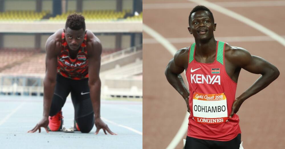 Mark Otieno for Team Kenya.