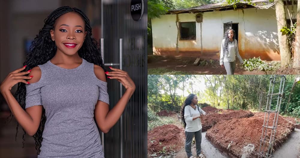 YouTuber Miss Trudy is building a house for her dad.