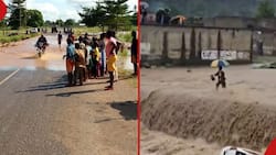 Video of Man Running Through Flooded River that Had Swept Away Car Stuns Netizens: "Black Jesus"