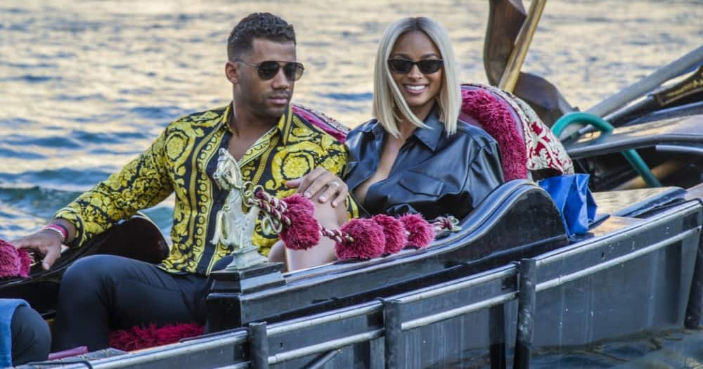 Ciara and her hubby while celebrating their fifth anniversary in Venice. Photo: Getty Images.