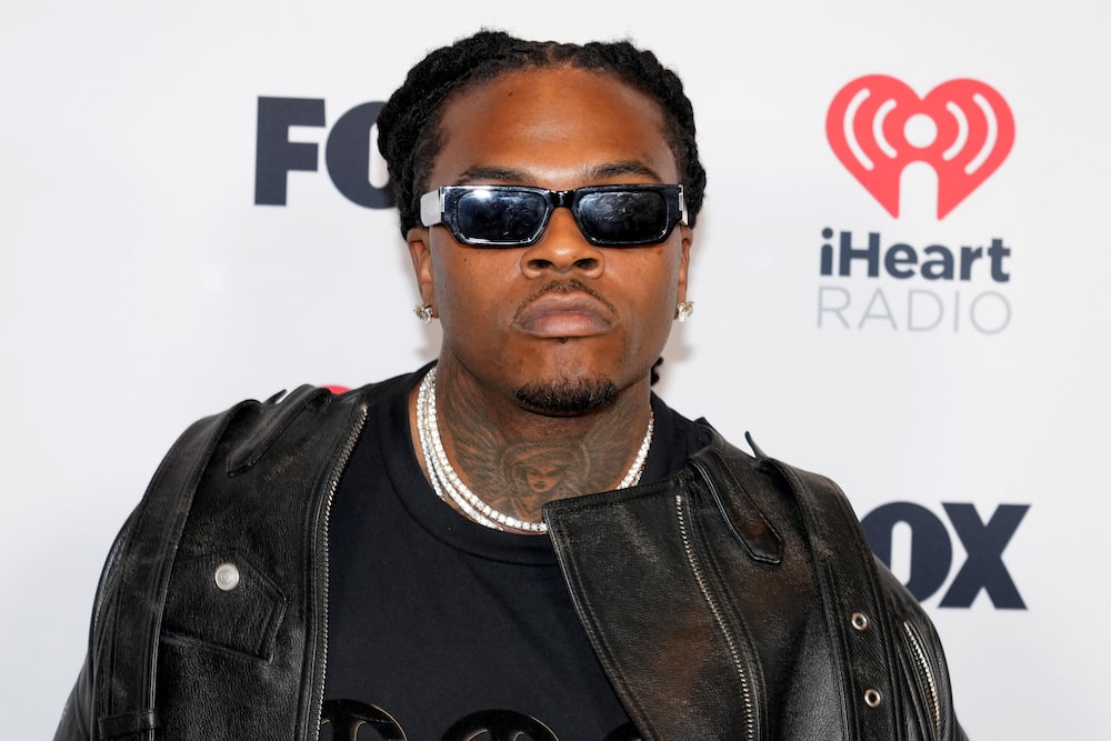 Gunna poses in the press room during the 2024 iHeartRadio Music Awards