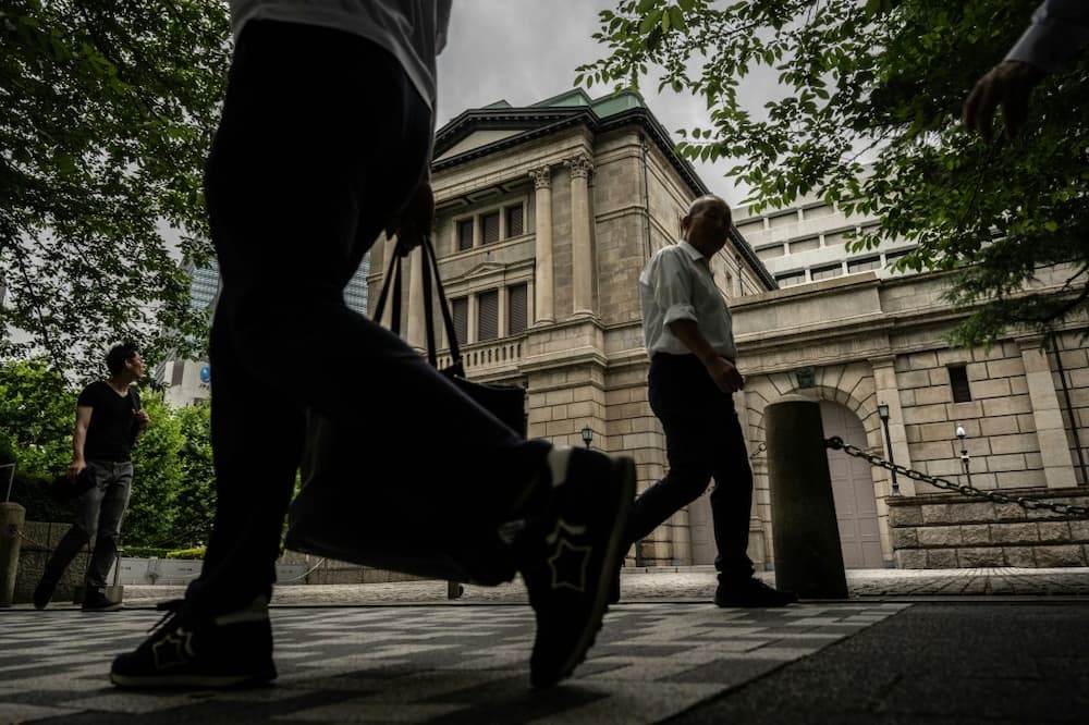 Each month the Bank of Japan targets monthly government bond purchases of around $38 billion
