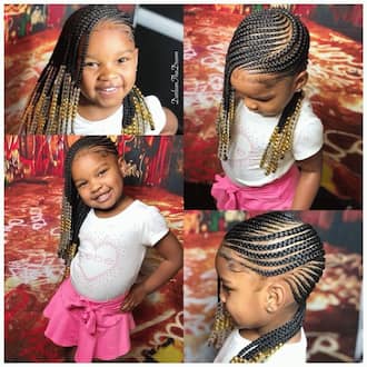 A fantastic collection of kids braided hairstyles with beads