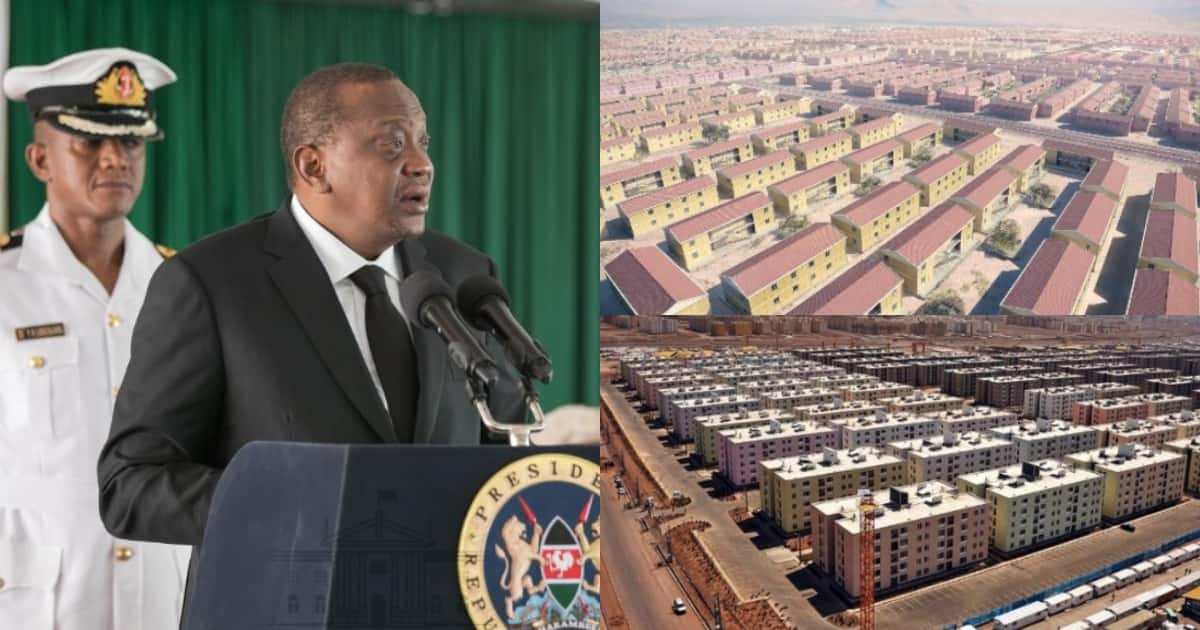 Image result for uhuru's housing project