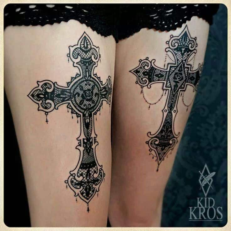 101 Tasteful Lace Tattoos Designs and Ideas