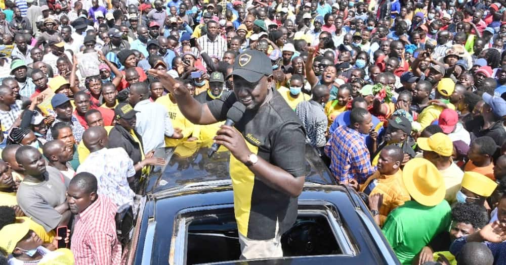 William Ruto has insisted he won't be rigged out.