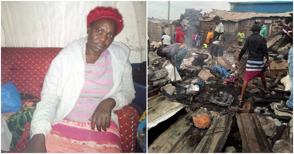 Pauline Kangu, Kibera slum, fire outbreak