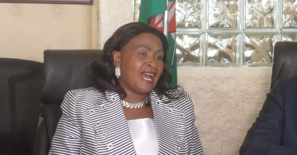 Machakos gubernatorial aspirant Wavinya Ndeti.