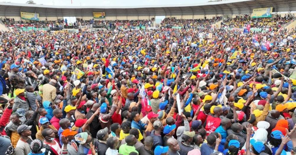 Raila Odinga camped in Meru county.