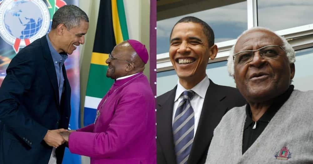 Barack Obama, former US president, Archbishop Emeritus Desmond Tutu, tribute, honour, message, death.